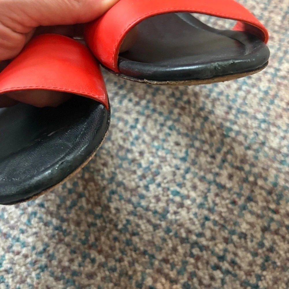 Tory Burch Two tone Finley sandals sz 10.5